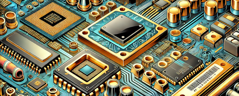 gold is used in electronics